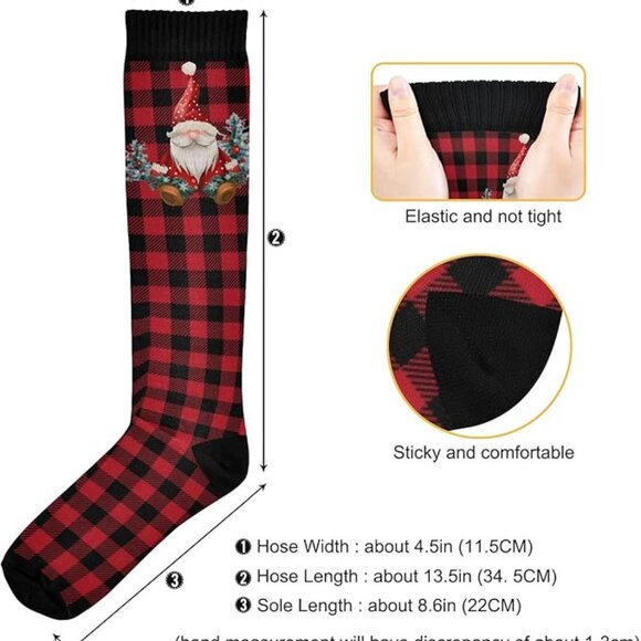 Christmas Gnomes Compression Socks - Picture 2 of 5